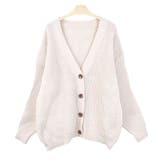 ３．アイボリー | ニット カーディガン 春 | terracotta