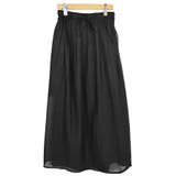 １．ブラック | スカート ロング丈 ウエストゴム | terracotta