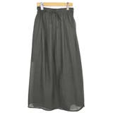 ３．チャコール | スカート ロング丈 ウエストゴム | terracotta