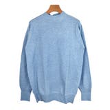 ７．濃サックス | ニット 長袖 秋 | terracotta