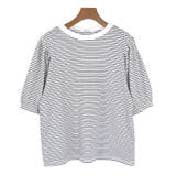 ４．ボーダー | カットソー 半袖 五分袖 | terracotta