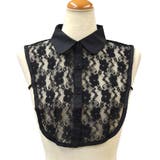 ６．丸襟総レース黒 | つけ襟 付け襟 付けえり | terracotta