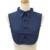 １３．角襟ネイビー | つけ襟 付け襟 付けえり | terracotta