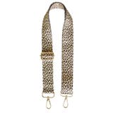 ３．ミニレオパード | ショルダーストラップ バッグ用 太め | terracotta