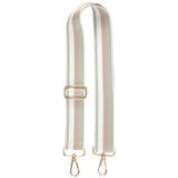 １５．ストライプカーキ | ショルダーストラップ バッグ用 太め | terracotta