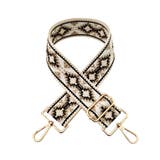 11.ベージュ×黒エスニック | ショルダーストラップ 刺繍 春 | terracotta