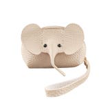 3.ベージュ | ゾウ ミニポーチ 小銭入れ | terracotta