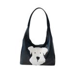 ２．ブラック | トートバッグ 犬 ワンちゃん | terracotta