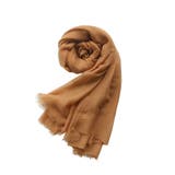 ６．キャメル | ストール 大判 秋 | terracotta