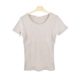 ５．丸首×ベージュ | Tシャツ カットソー レディース | terracotta
