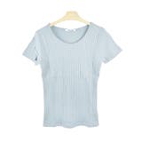 ６．丸首×サックスブルー | Tシャツ カットソー レディース | terracotta