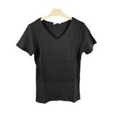 ９．Ｖ首×ブラック | Tシャツ カットソー レディース | terracotta