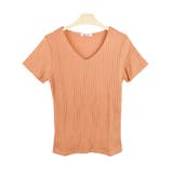 １３．Ｖ首×オレンジ | Tシャツ カットソー レディース | terracotta