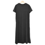 １．ブラック | 夏ワンピース 半袖 マキシ | terracotta