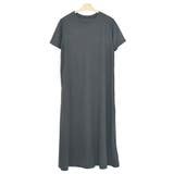 ２．チャコール | 夏ワンピース 半袖 マキシ | terracotta