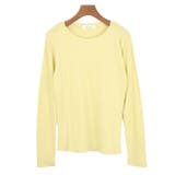 １５．丸首×イエロー | Tシャツ カットソー 長袖 | terracotta
