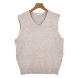 １．モカ | ニットベスト レディース Vネック | terracotta