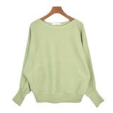 5.グリーン | ニット レディース きれいめ | terracotta