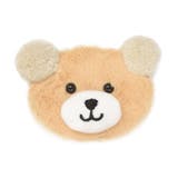 ５．ベージュくま | コンパクトミラー 鏡 拡大鏡 | terracotta