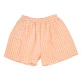 5.チェックオレンジ | パジャマ レディース 夏用 | terracotta