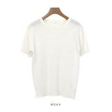 サマーニット 麻100% レディーストップス | terracotta | 詳細画像2 