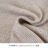 Vネック リブ ニットソー | terracotta | 詳細画像8