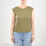 カットソー フレンチスリーブ 前後2WAY | terracotta | 詳細画像9