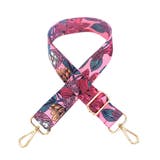 4.マルチ花柄ピンク | ショルダーストラップ バッグ用 太め | terracotta