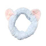５．ねこブルー | ヘアバンド 動物 洗顔 | terracotta