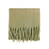 １０．カーキ | マフラー レディース 太フリンジ | terracotta