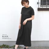 夏ワンピース 半袖 マキシ | terracotta | 詳細画像9 