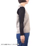 ニットベスト レディース Vネック | terracotta | 詳細画像10 