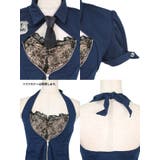 フロントジップレースミニスカポリスコスチューム ハロウィンコスプレ ガーリーコス… | Tika | 詳細画像9 