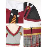 チェック柄制服風トップス×スカート×ケープコスチューム ハロウィンコスプレ ガー… | Tika | 詳細画像9 