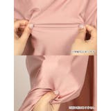 サテンカシュクールバストビジュースリットドレープマーメイドロングドレス | Tika | 詳細画像13 