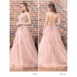 オープンバックトップ刺繍レースフレアロングドレス 袖なし キャミソール | Tika | 詳細画像5 