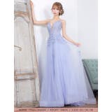 オープンバックトップ刺繍レースフレアロングドレス 袖なし キャミソール | Tika | 詳細画像9 