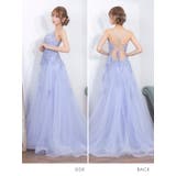 オープンバックトップ刺繍レースフレアロングドレス 袖なし キャミソール | Tika | 詳細画像10 