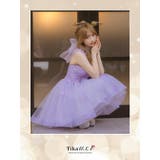 スパンコール×刺繍トップショルダーAラインフレアミニドレス ガーリードレス イベ… | Tika | 詳細画像8 