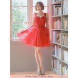 スパンコール×刺繍トップショルダーAラインフレアミニドレス ガーリードレス イベ… | Tika | 詳細画像16 