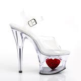 クリアサンダル ハートモチーフ キラキラ | Tika | 詳細画像2 