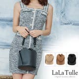 ブラック | ショルダー付きフェイクレザー巾着2WAYバッグ ハンドバッグ ショルダーバッグ | Tika