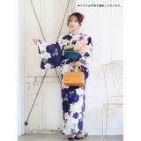 マルチフラワーデザイン浴衣 作り帯 下駄 | Tika | 詳細画像6