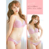 ホワイトフラワーレースブラ&ショーツセット 勝負下着 ガーリーランジェリー | Tika | 詳細画像3