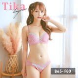 ホワイトフラワーレースブラ&ショーツセット 勝負下着 ガーリーランジェリー | Tika | 詳細画像1