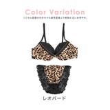 ハートジップバックレースレオパードブラ&ショーツセット セクシーランジェリー | Tika | 詳細画像6