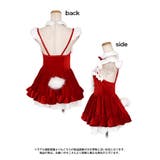 フリルボリュームスクエアネックバニーガールサンタコスチューム サンタコスプレ | Tika | 詳細画像7