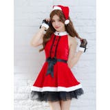 アメリカンスリーブ×ハイウエストマークリボンフレアサンタコスチューム | Tika | 詳細画像9 