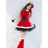 アメリカンスリーブ×ハイウエストマークリボンフレアサンタコスチューム | Tika | 詳細画像10 