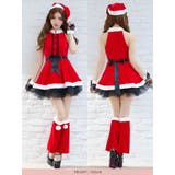 アメリカンスリーブ×ハイウエストマークリボンフレアサンタコスチューム | Tika | 詳細画像12 